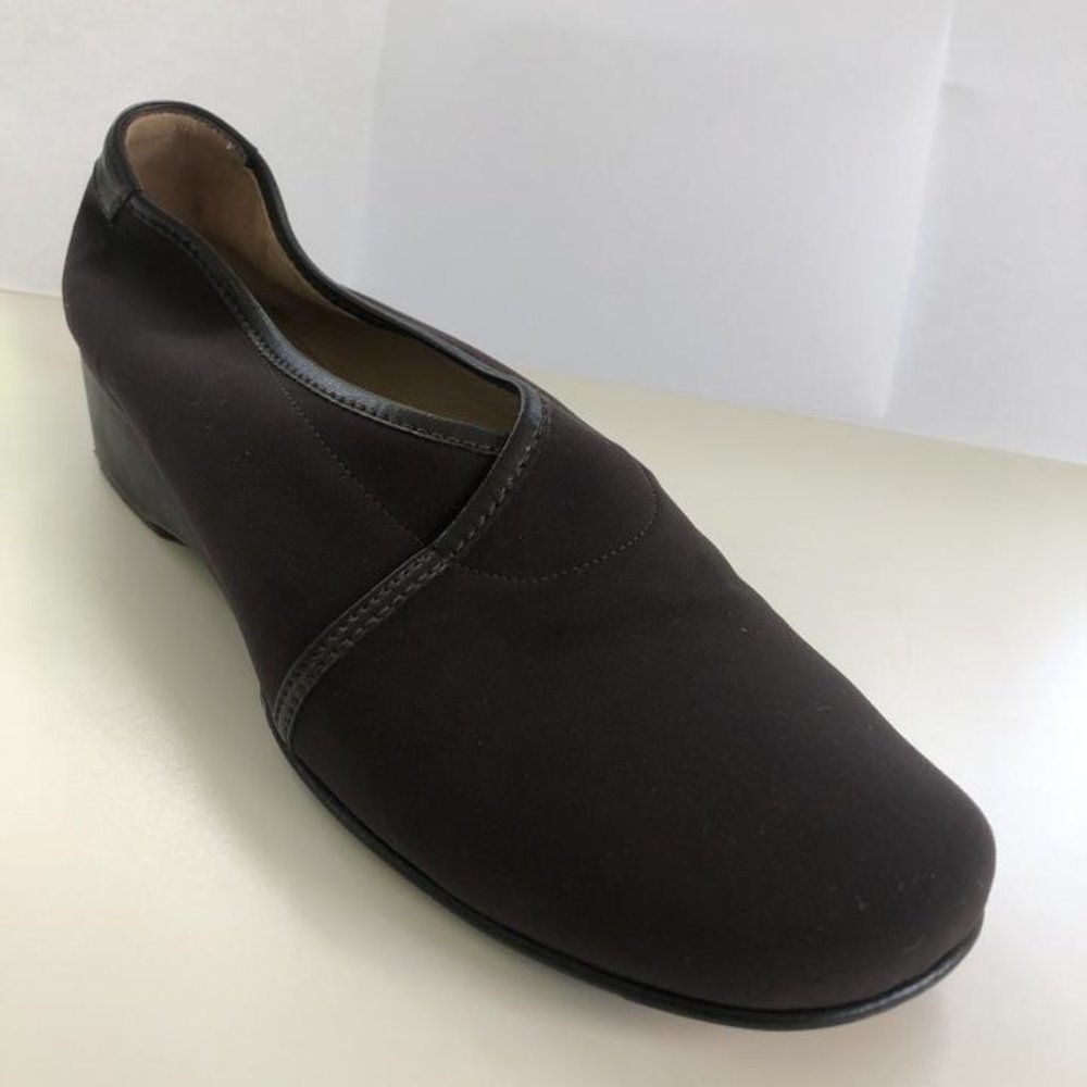 Taryn Rose 1 inch Black Wedge Heel